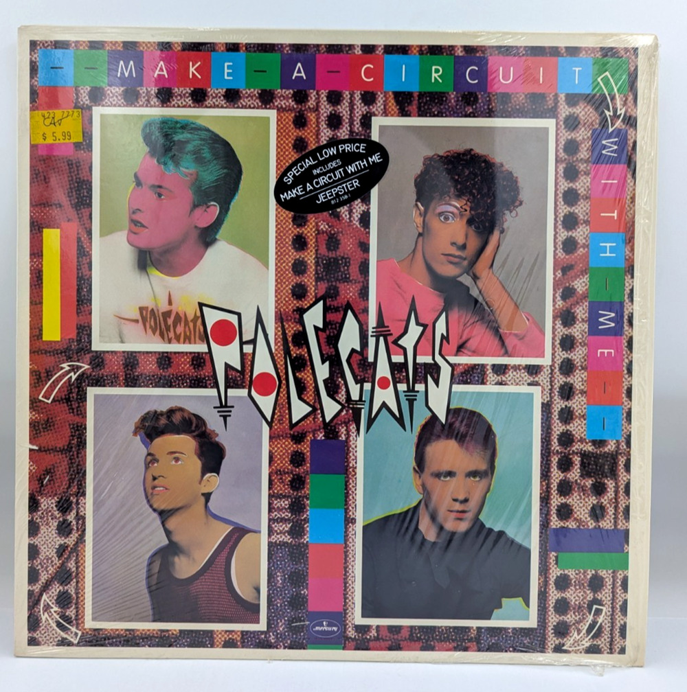Polecats Make A Circuit With Me Record Vinyl 1983 Polygram